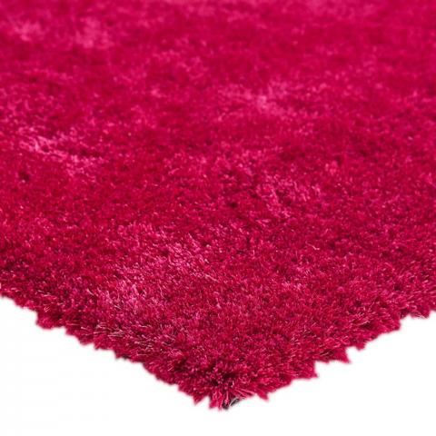 Deluxe Shaggy Rug - Fuschia / 170cm / 120cm