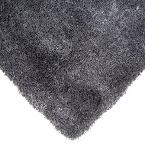 Deluxe Shaggy Rug - Grey / 170cm / 120cm