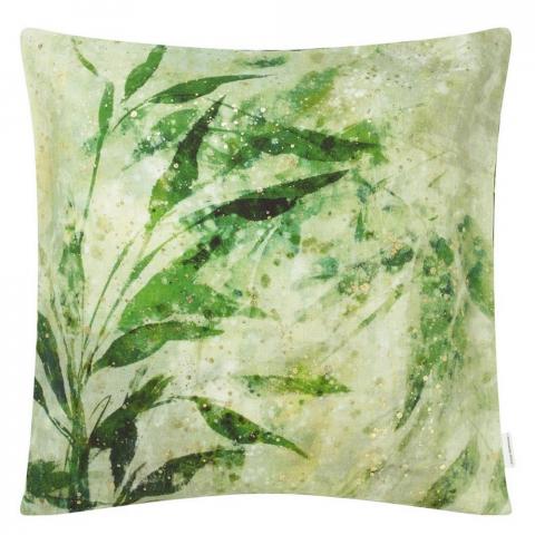 Designers Guild Jardin Chinois Botanical Cushion in Jade