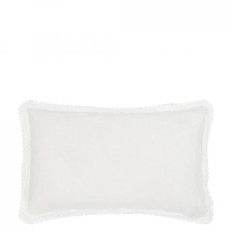 Designers Guild Maggiore Breakfast Cushion in Bianco