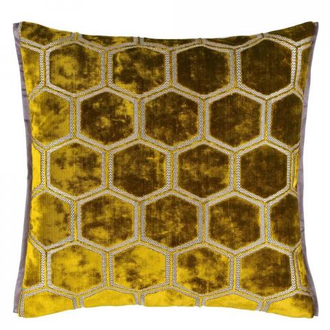 Designers Guild Manipur Cushion in Ochre