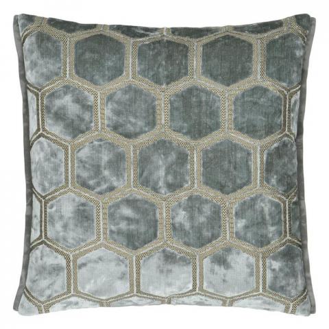 Designers Guild Manipur Cushion in Silver