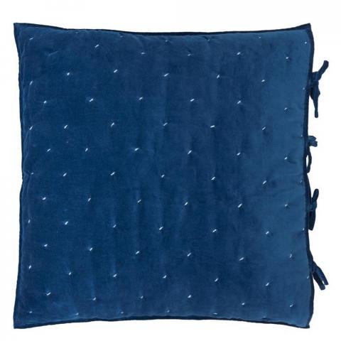 Designers Guild Sevanti Rectangular Quilted Cushion in Indigo