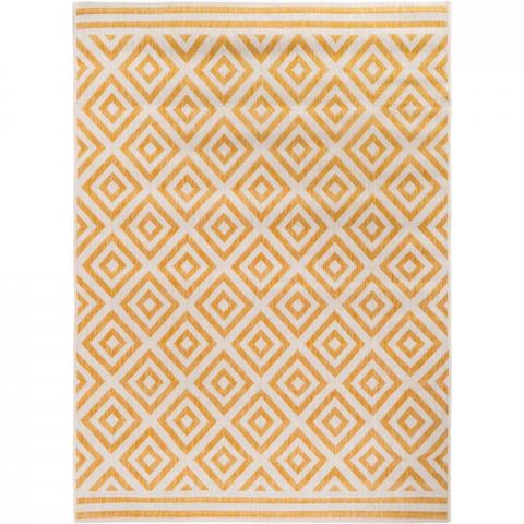 Diamond In-Outdoor Rug - Ochre / 230cm