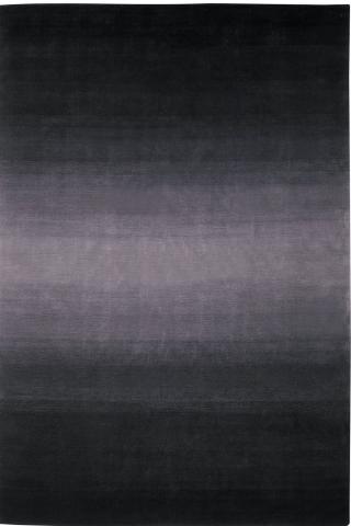 Dippy Black 1.83x1.22m/6'x4' Black Abstract rug by The Rug Company