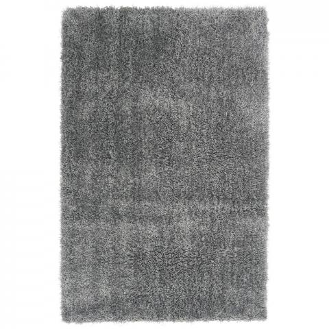 Diva Shaggy Rugs in Silver