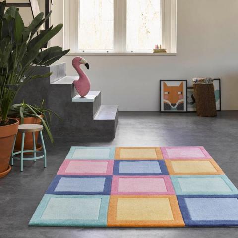 Domino Day Kids Rugs 4297 02 in Multi