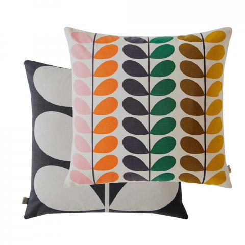 Duo Stem Cushion in Multicolour by Orla Kiely