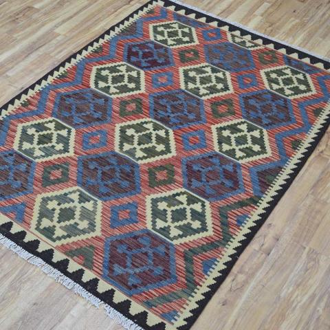 Dura Multicoloured Kelim Rug