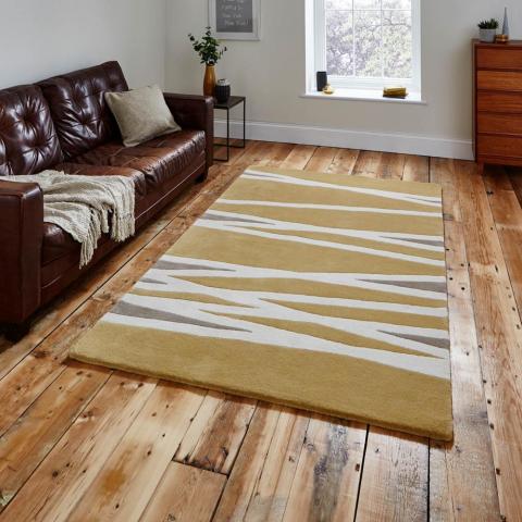 Elements Rugs EL61 in Yellow