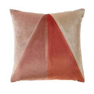 Farah Geometric Cushion in Pink