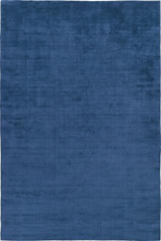 Farrow & Ball Bay Blue Cut and Loop Stripe 3.05x2.44m/10'x8' Blue Plain Wool rug by The Rug Company, Handloomed Tibetan wool