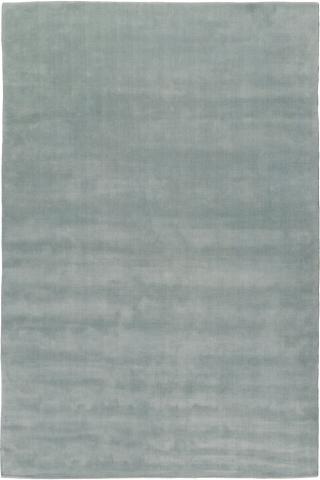 Farrow & Ball Lots Blue Silk Border 4.27x3.05m/14'x10' Blue Plain Wool rug by The Rug Company, Handloomed Tibetan wool