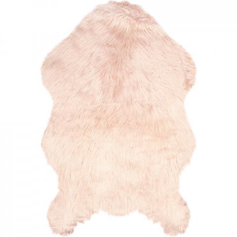 Faux Fur Rug - Rose