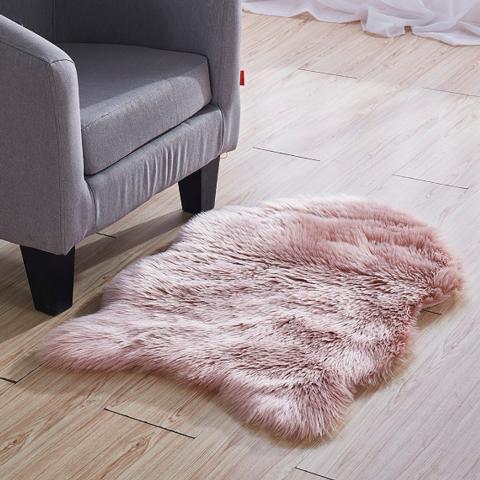 Faux Fur Rug - Victorian Rose