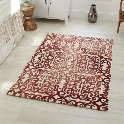 Fresco Red Rug 