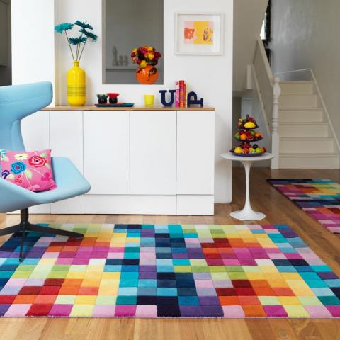 Funk Rugs - Multi Coloured Pure Wool