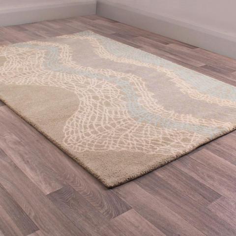 Fusion Campeche Rugs in Grey and Blue