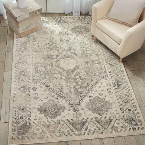 Fusion Rug Cream Grey FSS11 