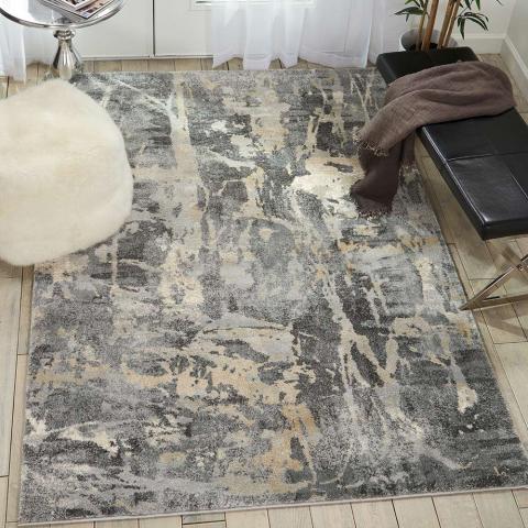 Fusion Rug Grey FSS10 