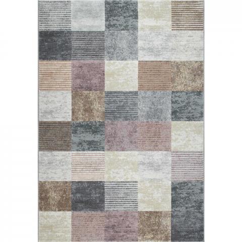 Galleria Modern Abstract Carved rugs 63675 4747 in Pink