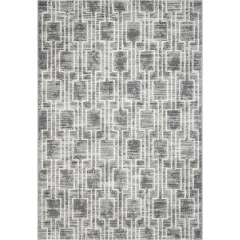 Galleria Modern Abstract Carved rugs 635977969 in Grey