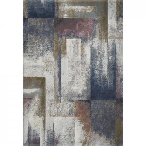 Galleria Modern Abstract Carved rugs 63700 6626 in Blue