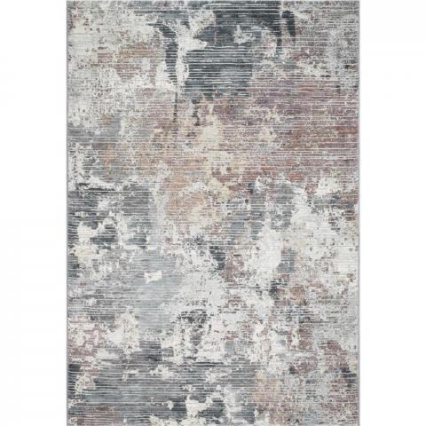 Galleria Modern Abstract Carved rugs 63655 6747 in Grey