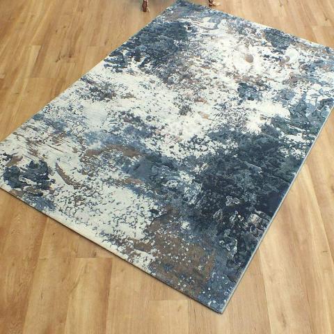 Galleria Rug Blue Abstract 630395 7656  Square