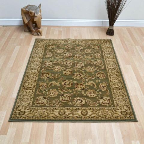 Garous Rugs in Green