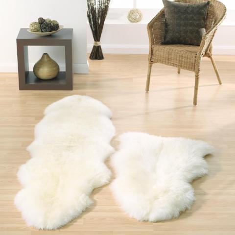 Genuine Sheepskin Rugs in Natural