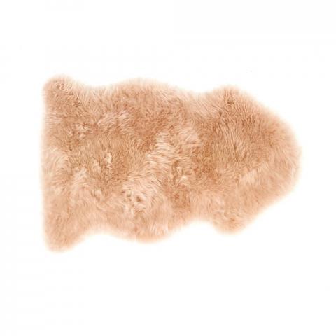 Genuine Sheepskin Rugs in Peach