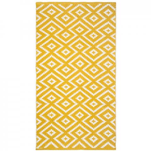 Geo Diamond Runner - Ochre