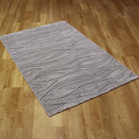 Geo Grey Wave Rug 26 2131 