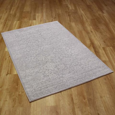 Geo Silver Modern Rug 2161 