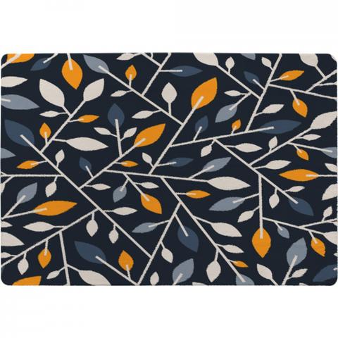 Geometric Abstract Designer Rug - Blue / 200cm