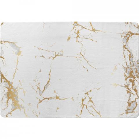 Golden Marble Designer Rug - Yellow / 200cm