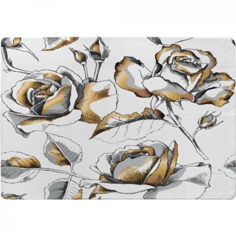 Golden Roses Designer Rug - Yellow / 200cm