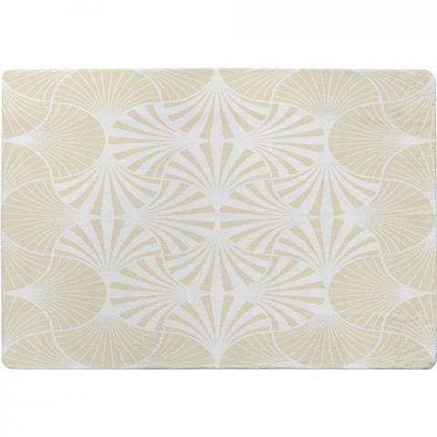 Golden Star Ornament Designer Rug - Yellow / 150cm