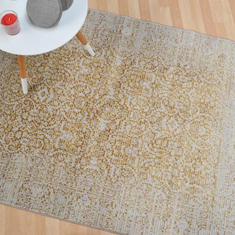 Grandeur Gold Damask Rugs