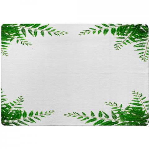 Green Botanicals Designer Rug - Green / 200cm