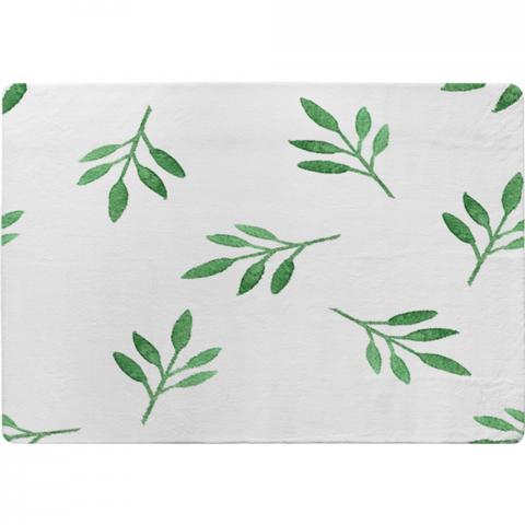 Green Leaf Designer Rug - Green / 150cm