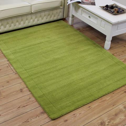 Green SM Large wool plain 