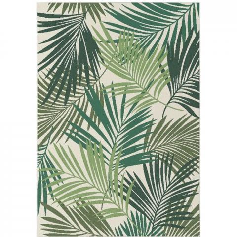 Green Tropical Indoor  Outdoor Rug - Ota - Green