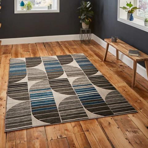 Grey Blue Rug Pembroke GB33 