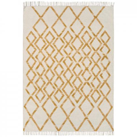 Hackney Diamond Rugs in Yellow