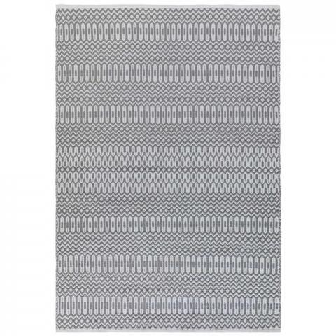 Halsey Geometric Outdoor Rugs in Grey