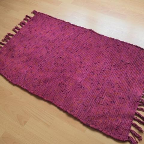 Handloom Red Rag Rug