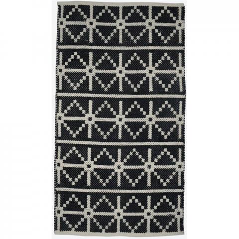 Handloom Rug- Black