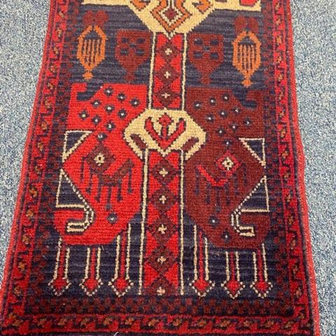 Handmade Door Matt Khan Mohamadi - Red